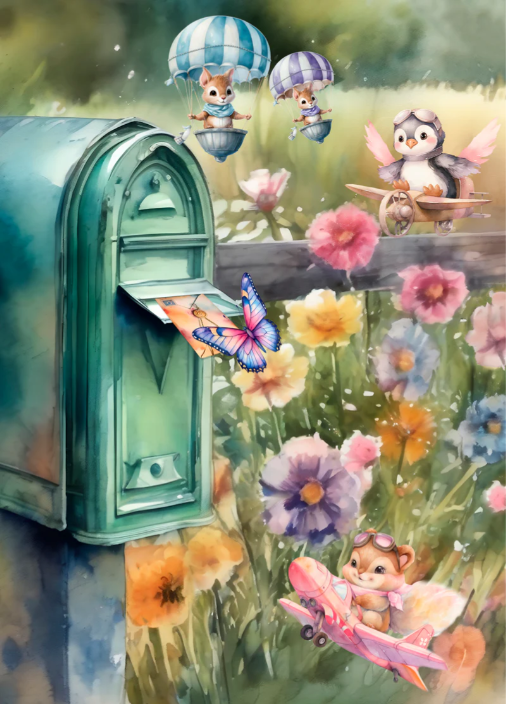 500pc Jigsaw - Airmail Delivery (Portrait)