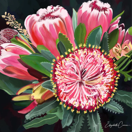 121pc - Banksia Bouquet (Square)
