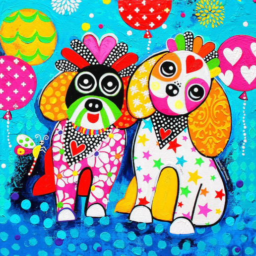 500pc - Oodles of Love Dogs (Square)