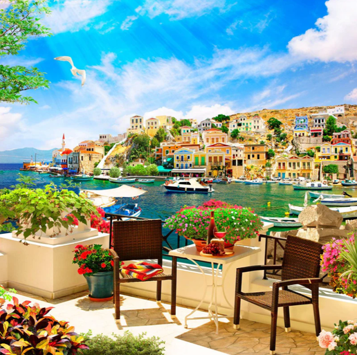 500pc - Mediterranean Terrace (Square)