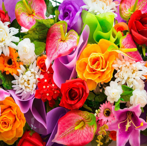 121pc - Just Flowers (Square)