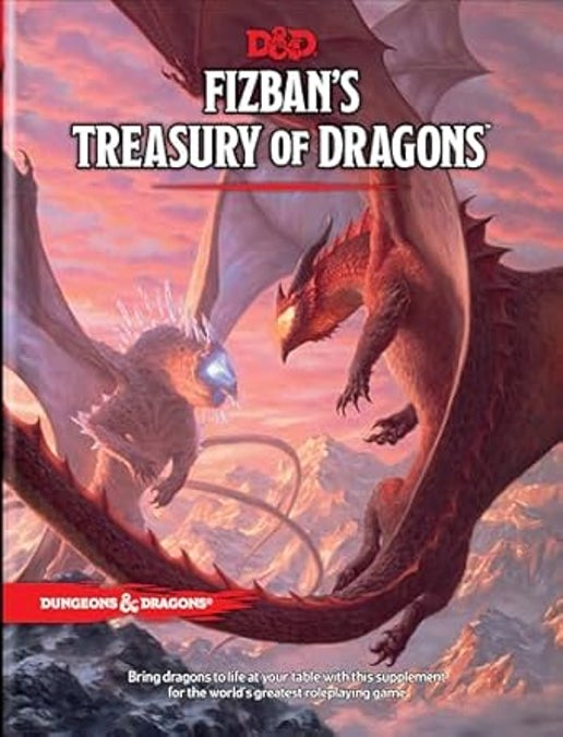 D&D Dungeons & Dragons Fizbans Treasury of Dragons Hardcover