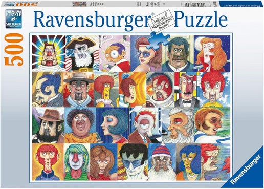 Ravensburger 500pc - Typefaces