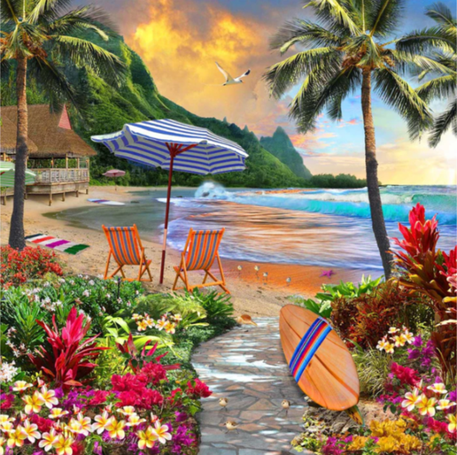 500pc - Hawaiian Life (Square)